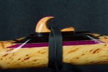 Yellow Cedar Burl Native American Flute, Minor, Bass A-3, #R2F (11)